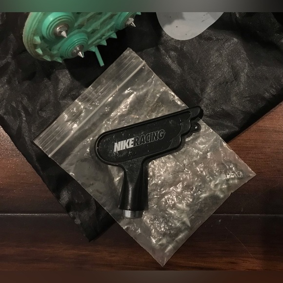 Nike Rival MD Dark Charcoal & Sea Foam Track Spikes w/ Tool + Extra Spikes - 9 - Picture 8 of 13